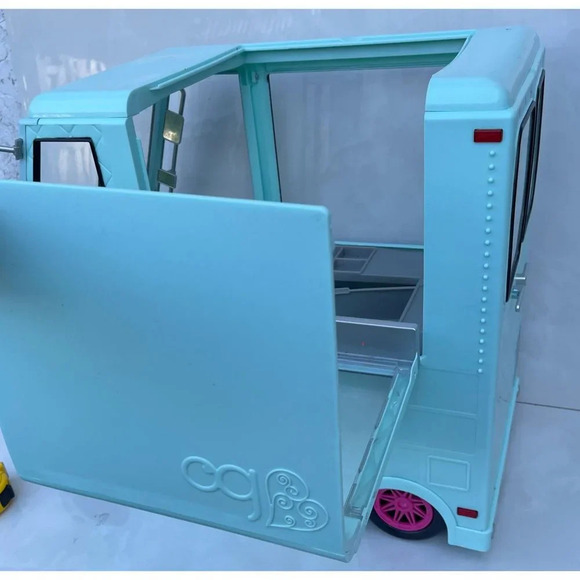 Our Generation Kids Sweet Stop American Girl Ice Cream Truck Toys Light … - Picture 10 of 12